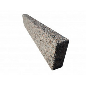 Бордюр тротуарный фактурный (1000х200х80 мм) Гранит серо-красный