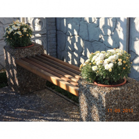 Лавочка садовая «Цветник»