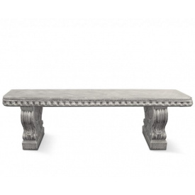 Скамейка бетонная, лавочка уличная «Барокко»