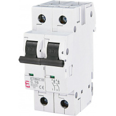Автоматический выключатель ETI 002133716 ETIMAT 10 2p C 16А (10 kA)