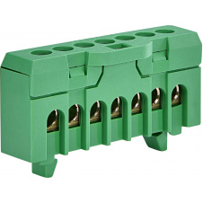 Клемнік ETI 003903205 ESC-QBLOK7002 (зелений 10/16мм² 7 підключень)