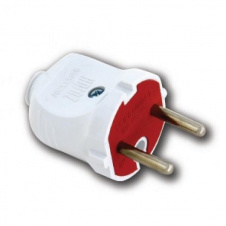 Вилка пряма без заземлення 10А Teb Elektrik (300-000-701)