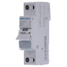 Выключатель нагрузки Hager SBN116 1P 16А/230В 1м