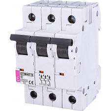Автоматический выключатель ETI 002135707 ETIMAT 10 3p C 1.6А (10 kA)