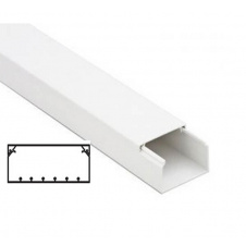 Білий кабель-канал DKC 100x40 з напрямними In-Liner, 2м,