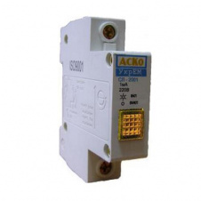 Сигнальна лампа на DIN-рейку СЛ-2001 жовта 220 V AC АскоУкрем