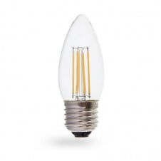 Лампа світлодіодна свічка C37 4W E27 4000K FILAMENT dimm LB-68 Feron