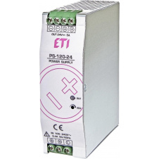 Блок живлення ETI 004656682 PS-120-24 (Вхід: 100-240V AC/140-340V DC; Вихід: 24-28V DC/120W/5A)