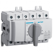 Перемикач Hager HIM308 I-0-II 80А 400/690В 3P 6м
