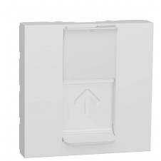 Накладка для розетки RJ45 Schneider Electric NU941118 2М (біла)