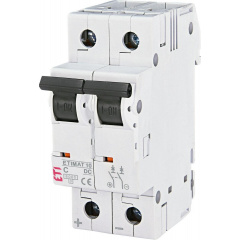 Автоматичний вимикач ETI 002138707 ETIMAT 10 DC 2p C 1.6A (6kA) Львів