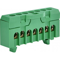 Клемнік ETI 003903205 ESC-QBLOK7002 (зелений 10/16мм² 7 підключень) Черкаси