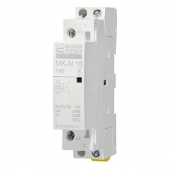 Контактор модульный на Din-рейку MK-N 1P 16A 1NO АскоУкрем (A0040030020) Хмельницкий