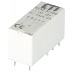 Миниатюрное электромеханическое реле ETI 002473031 MER2-012 DC 2p Измаил