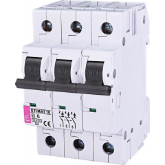 Автоматичний вимикач ETI 002125716 ETIMAT 10 3p B 16А (10 kA) Кропивницький