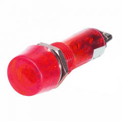 Світлосигнальна арматура PL-101 червона 220 V AC АскоУкрем Якимівка