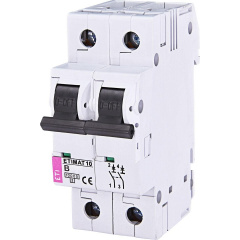 Автоматичний вимикач ETI 002123716 ETIMAT 10 2p B 16А (10 kA) Конотоп