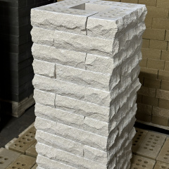Цегла облицювальна ECOBRICK мармур ложок 250x110x65 мм слонова кістка Миколаїв