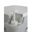 Біотуалет, туалет на кемпінг портативний 21л із поршневим насосом сірий 4521 Пологи