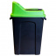Бак для сортування сміття Planet Re-Cycler 70 л чорний – зелений (скло) Боярка