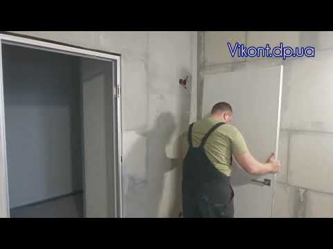 Двері скритого монтажу / Монтаж скритих дверей / vikont.dp.ua