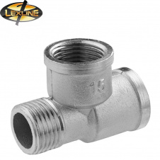 Тройник никелированный 1/2"НВВ (15) LEXLINE, Днепр