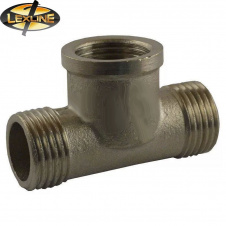 Тройник никелированный 1/2"НВН (15) LEXLINE, Днепр