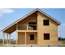 Будівництво дерев`яного будинка із профільованого бруса
