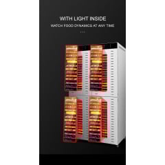 Дегидратор коммерческий Tekhniko DH-96H-SS нержавеющая сталь (96 лотков) Київ