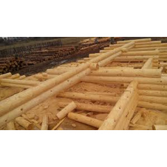 Строительство деревянного коттеджа из дикого бруса Виноградов
