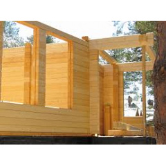 Будівництво дерев`яного будинка з клеєного бруса Тернопіль
