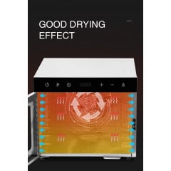 Дегідратор професійний Tekhniko DH-06H-SS нержавіюча сталь (6 лотків) Київ