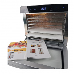 Дегідратор професійний Tekhniko DH-08A-SS нержавіюча сталь (8 лотків) Олександрія