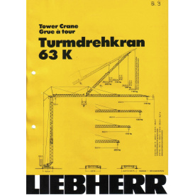Оренда баштового крана Liebherr 63K 6000 кг