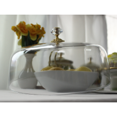 Тортовница эмалированная "VITALY" Elmani с крышкой на ножке, 30 см Вольнянск