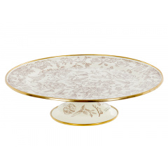 Тортовница эмалированая "BIRD" Elmani с крышкой на ножке, 30 см Васильевка