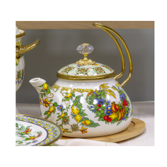 Чайник эмалированный "VITALY" Elmani с крышкой, 2,2 л Александрия