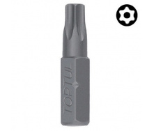 Біта TORX з отвором TOPTUL 1/4