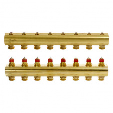 Розподільчий колектор Danfoss FHF8 без ротаметрів (088U0508)