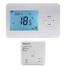 Комплект керування опаленням Tervix ZigBee: бездротовий термостат + реле (493061)