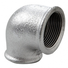 Коліно чавунне оцинковане редукційне Ø1 1/4" х 1" ВВ 90° Berg Montana 09025065