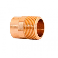 Ніпель-перехідник бронзовий ПХН Sanha 4243g 22x3/4 Стрий