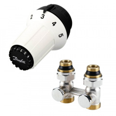 Комплект термостатичний прямий Danfoss RAS-C + RLV-KS 1/2 (013G5277) Київ