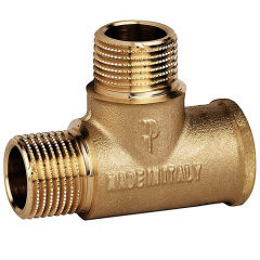 Трійник латунний Ø3/4" В-Н-Н FP Pattaroni F143R002 Хуст