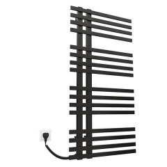 Електрична рушникосушка Kosser Браш 1200x600/16 EL таймер чорний Ковель