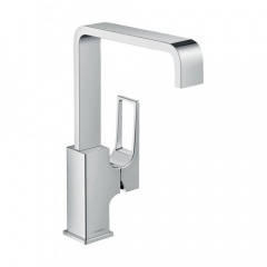 Змішувач для умивальника Hansgrohe Metropol з донним клапаном Push-Open (74511000) Хмільник