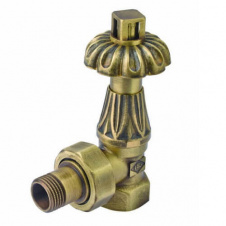 Кран-термостат кутовий Carlo Poletti Artistic 1/2" Bronze (V68310MA)