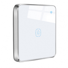 Розумний сенсорний вимикач Tervix Pro Line ZigBee Touch Switch (1 клавіша), без нуля (432131)