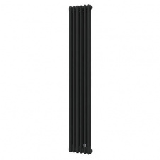 Трубчастий радіатор DeLonghi Multicolumn 1800 3 колони 6 секцій RAL90005MATT (0Q10318000600D0RAL9005M)