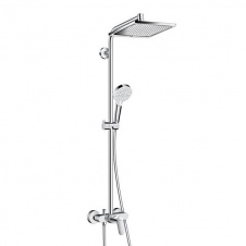 Душова система з одноважільним змішувачем Hansgrohe Crometta E 240 1jet Showerpipe (27284000)